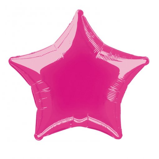 Balão Foil Estrela 20'' Rosa Choque