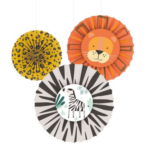 3 Pendentes decorativos Get Wild - Safari