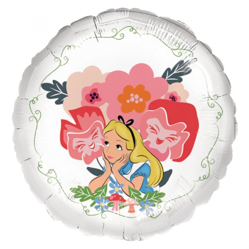 Balão Foil 43cm Alice no País das Maravilhas - Disney