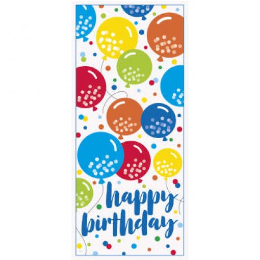 Cenário de Parede 68.58cm x 1.52m Balloon Cheer Happy Birthday