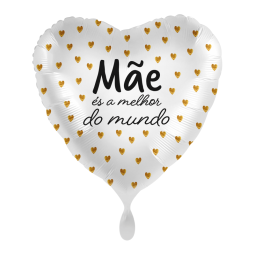 Balão Foil 43cm 'Mãe és a melhor do mundo'
