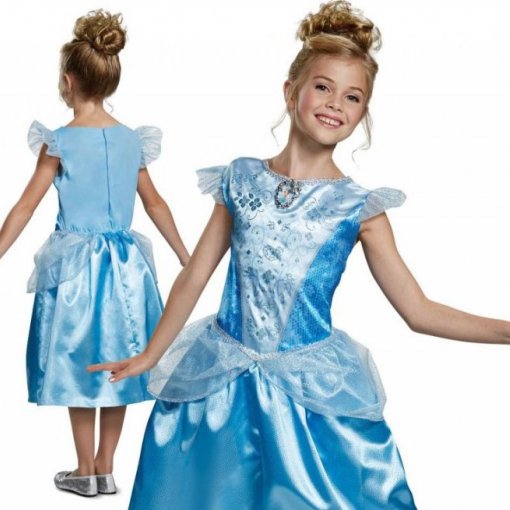 Fato Cinderela (Princesas Disney) Idade 7-8 Anos