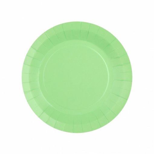 10 Pratos 17,5cm Verde Menta