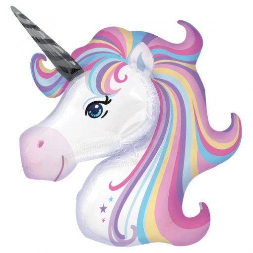 Balão Foil 74x76cm Unicórnio Pastel
