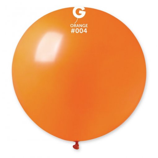 1 Balão latex 31'' (80cm) cor Orange #004 - G30