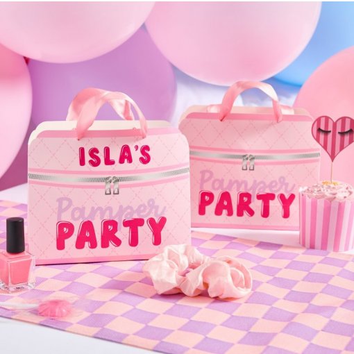 5 Sacos de Oferta Personalizável Pamper Party