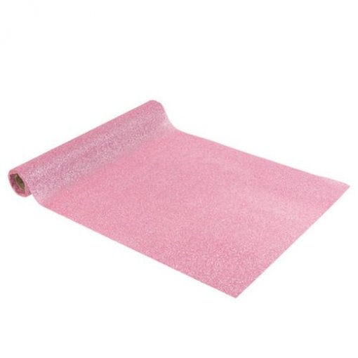 Corredor de mesa 30cm x 3m Rosa Brilhante
