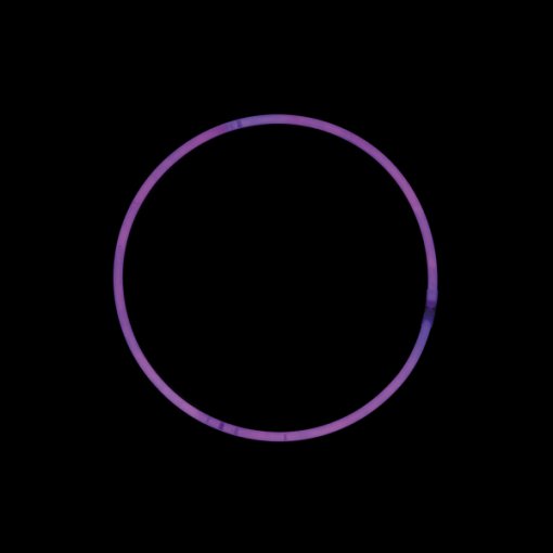 Colar Glow Rosa 56cm