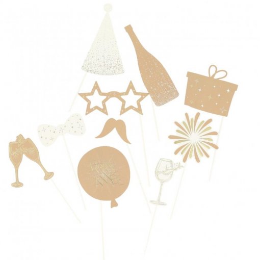 10 Adereços Fotografia (Photo booth) Bubbles Party