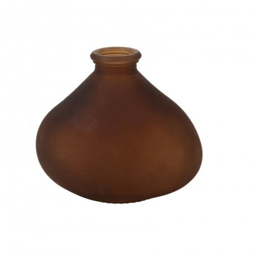 Vaso de vidro Tom Chocolate 11x9,5x6,5cm - 260ml