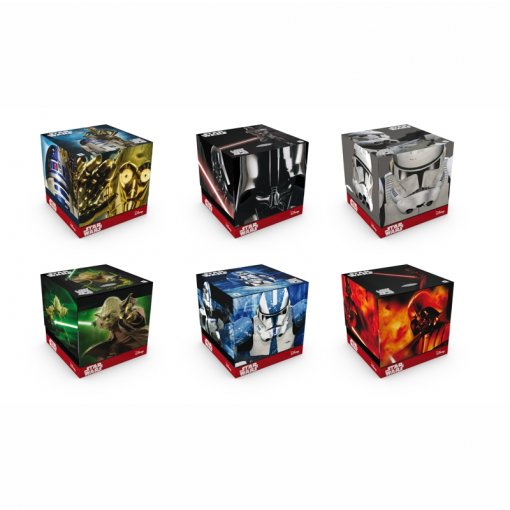 Caixa de Lenços Star Wars - 56un