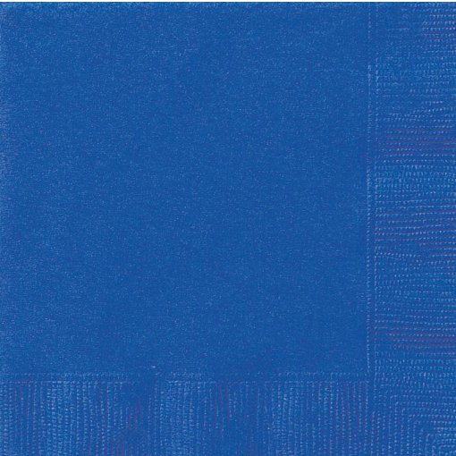 20 Guardanapos 25cm Azul Médio