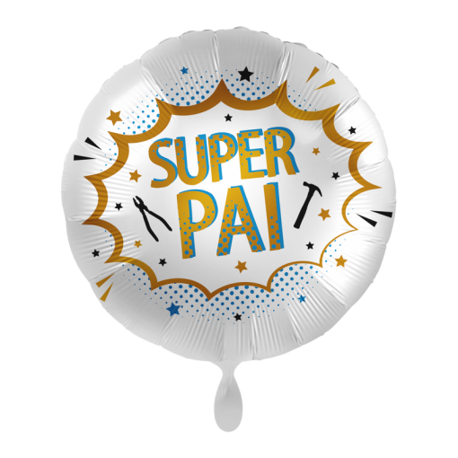 Balão Foil 43cm 'Super Pai'