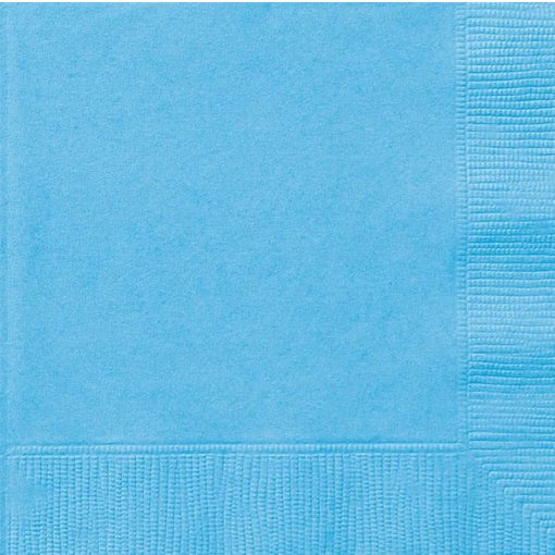 20 Guardanapos 33cm Azul Claro