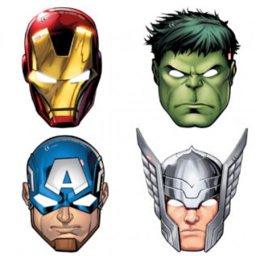 6 Máscaras Avengers