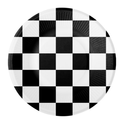 8 Pratos 18cm Racing - Carros