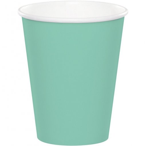 8 Copos 266ml Verde Menta