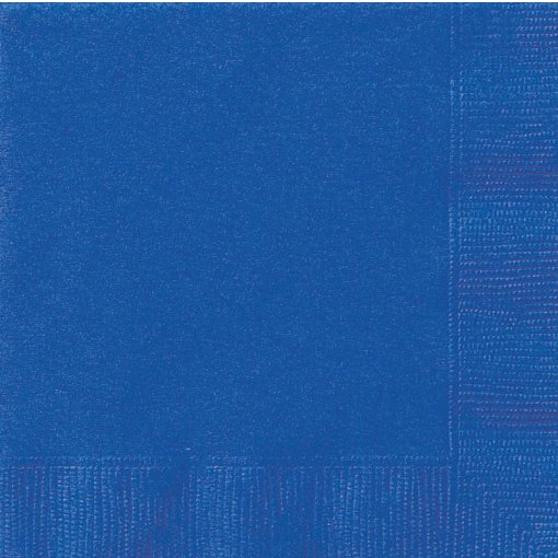 20 Guardanapos 33cm Azul Médio