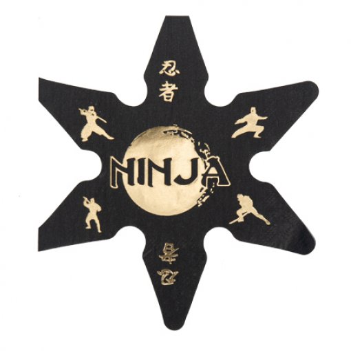 16 Guardanapos 32x28cm Ninja