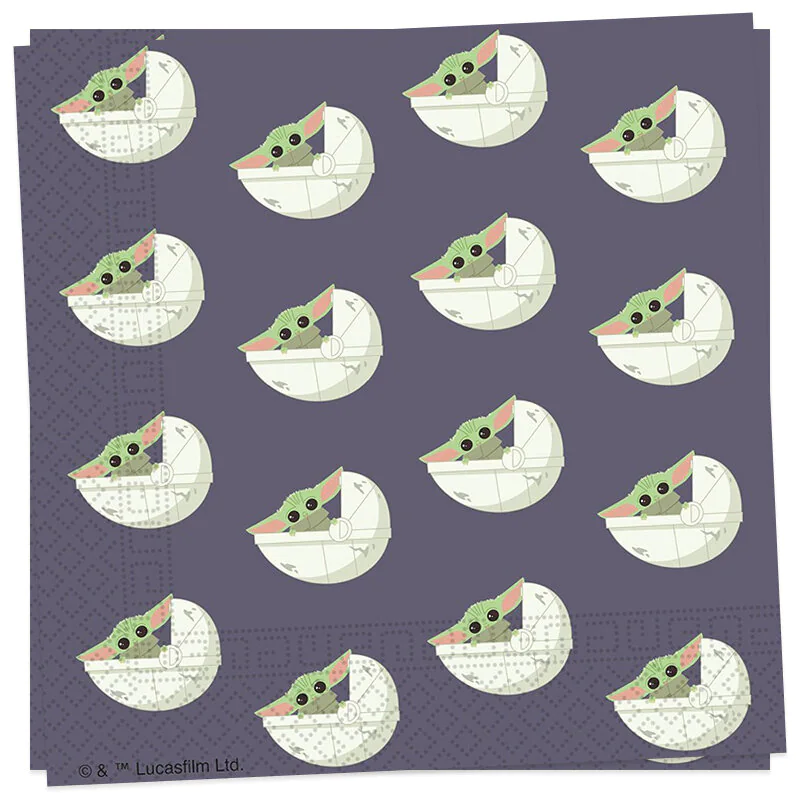 20 Guardanapos 33cm Star Wars - The Mandalorian