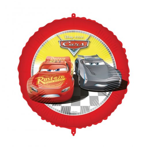 Balão Foil 18'' Cars McQueen (Carros) (Inclui Peso, Fita e Palhinha)