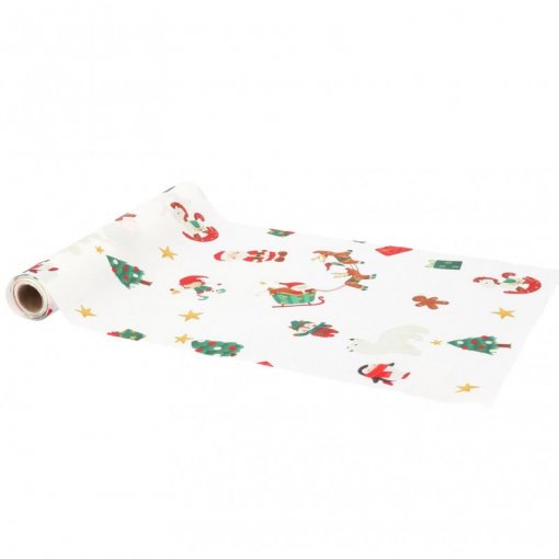 Corredor de mesa 28 cm x 3 m Natal