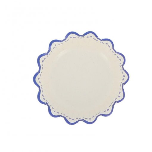 6 Taças 13cm Mix&Match - Riscas Azuis