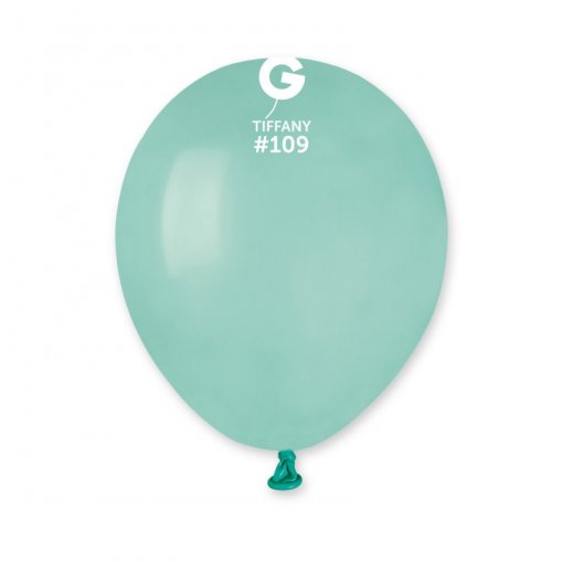 100 Balões latex 5'' (12cm) cor Tiffany #109 - A50