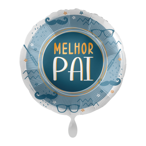 Balão Foil 43cm 'Melhor Pai'