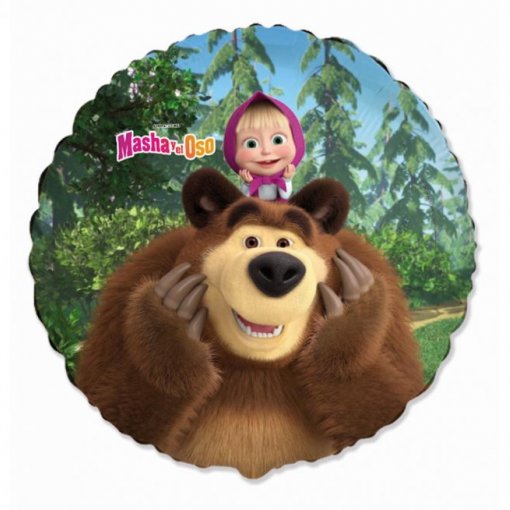 Balão Foil 45cm Masha e o Urso