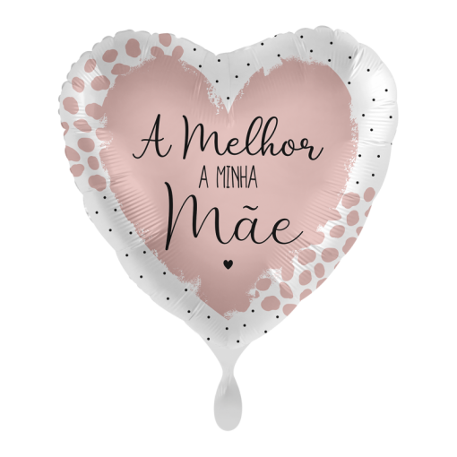 Balão Foil 43cm 'A Melhor Mãe é a Minha' - Dia da Mãe