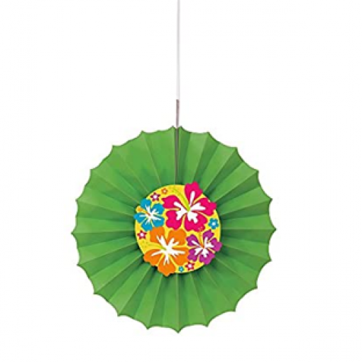 Roseta Decorativa Papel 12'' Luau Party