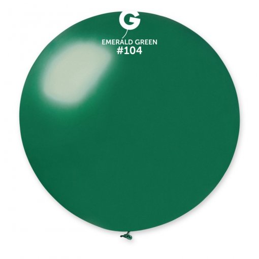 1 Balão latex 31'' (80cm) cor Emerald Green #104 - G30
