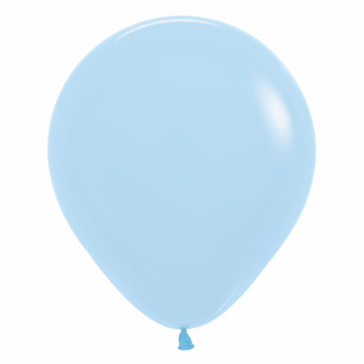15 Balões latex R18 (45cm) - Pastel Matte Blue - 640