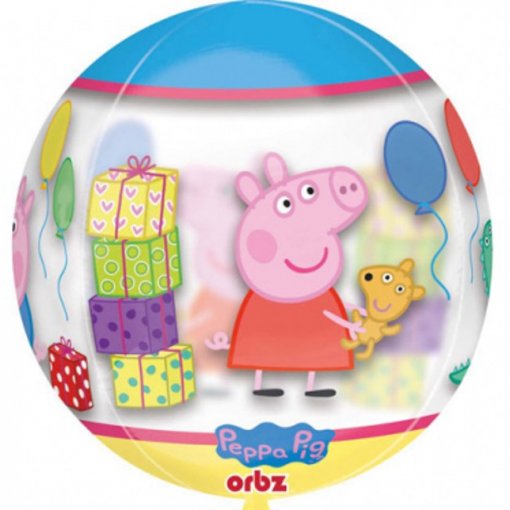 Balão Foil Orbz 38x40cm Peppa Pig