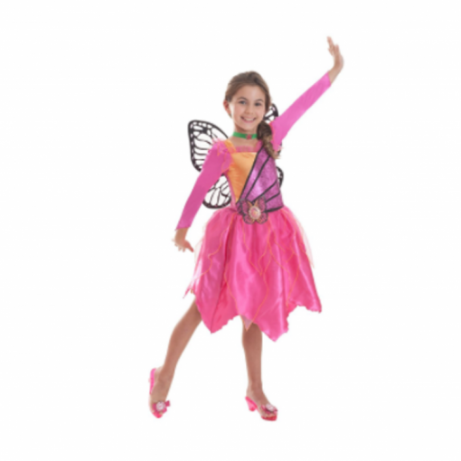 Fato Barbie Mariposa - Idade 5-7 Anos