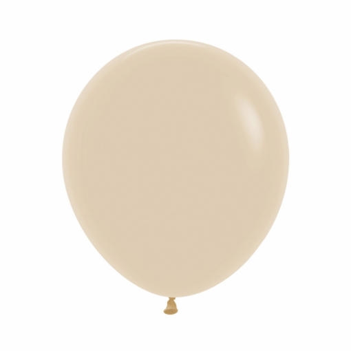 15 Balões latex R18 (45cm) - White Sand - 071