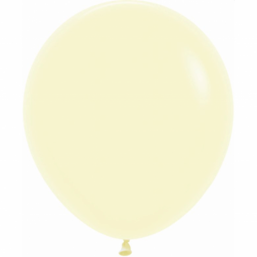 15 Balões latex R18 (45cm) - Pastel Matte Yellow - 620