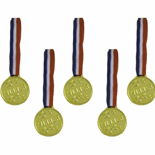 5 Medalhas Douradas 'Winner'