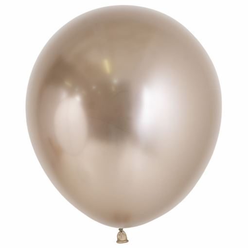 15 Balões latex R18 (45cm) - Reflex Champagne - 971