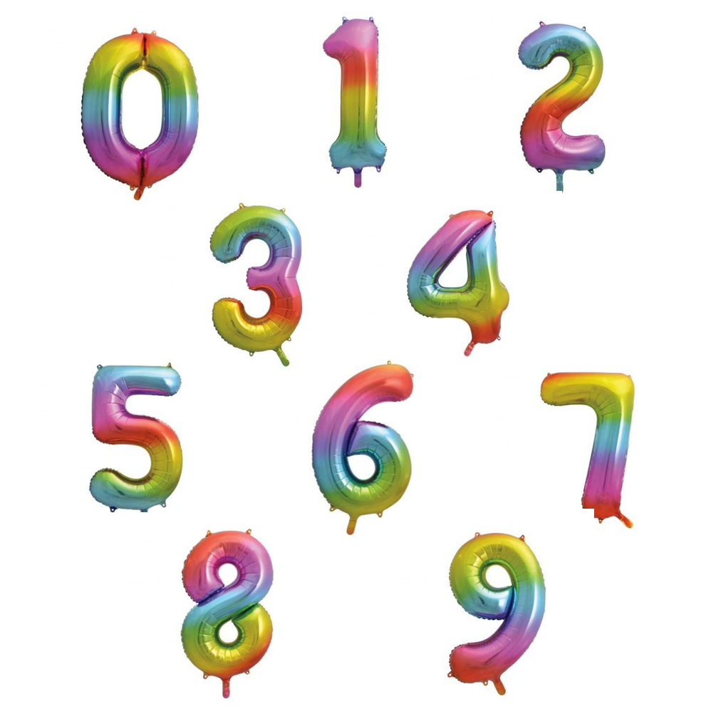 Sortido Balões Foil 86cm Rainbow