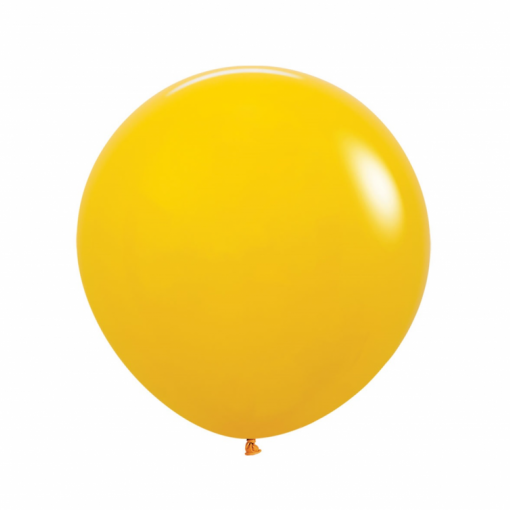 10 Balões latex R24 (60cm) - Honey Yellow - 021