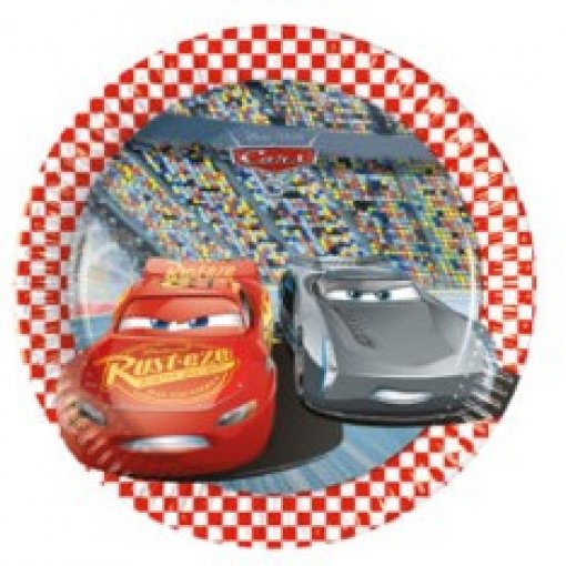 8 Pratos 20cm EU Cars 3 McQueen (Carros)