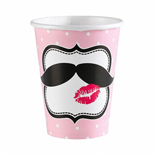 8 Copos 266ml Bigode