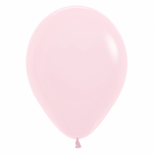 50 Balões latex R12 (30cm) - Pastel Matte Pink - 609