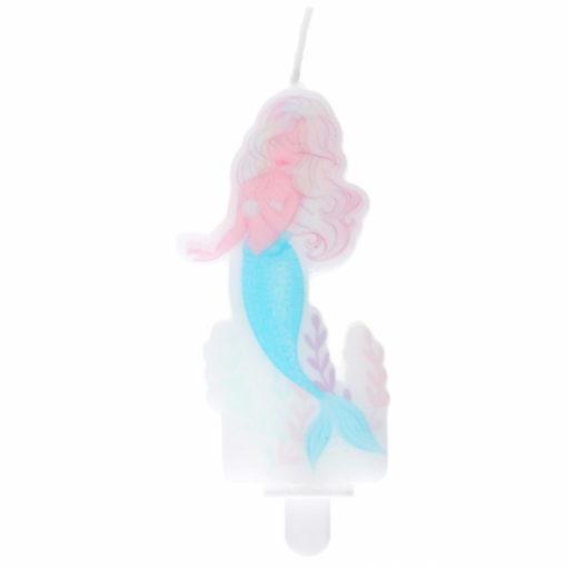 Vela de Aniversário 3,7x7,5cm Sereia