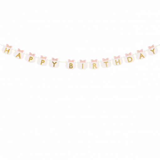 Grinalda Happy Birthday 2,80m Gatos