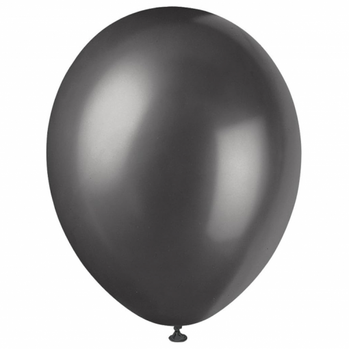8 Balões Latex 12'' (30cm) Preto