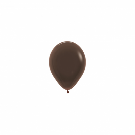 100 Balões latex R5 (12cm) - Chocolate Brown - 076