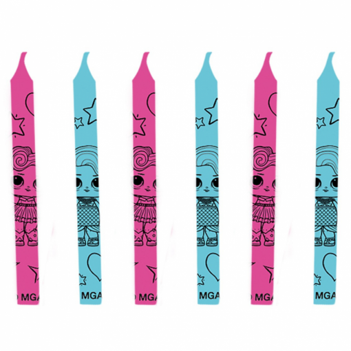 12 Velas de Aniversário LOL Surprise 